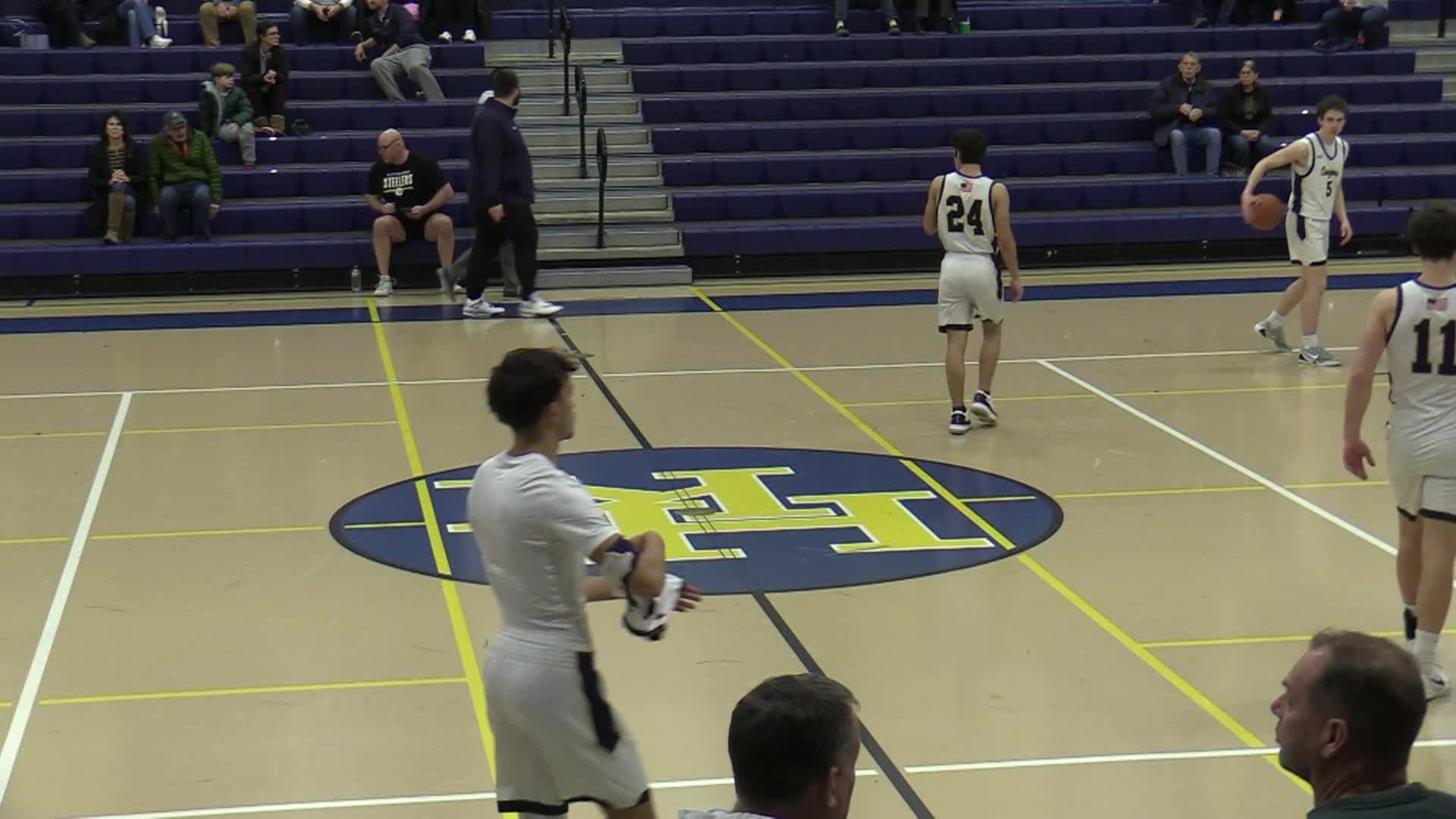 2026 Shoreline Boys Basketball Old Saybrook vs HK 2/26/26